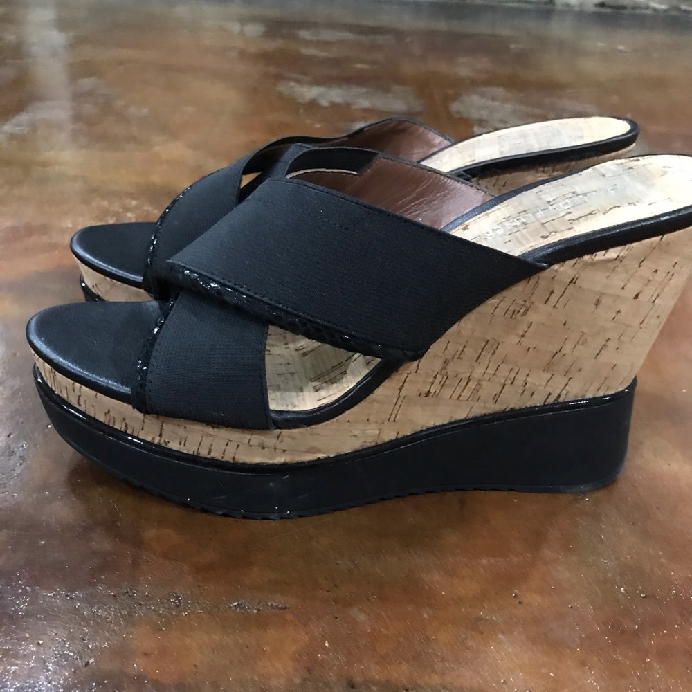 Donald Pliner Cork Wedges